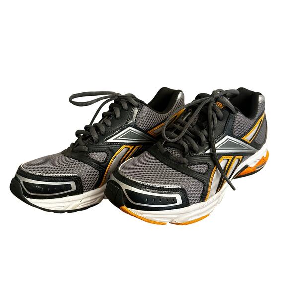 Reebok DMX Ride Men's Size 9 Running Shoes Sneakers White Silver Black Orange - Picture 4 of 12